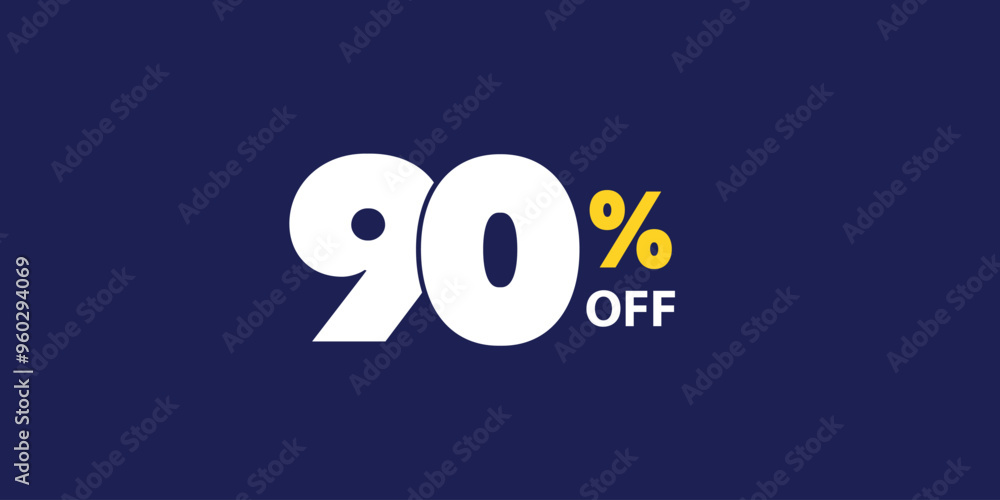 ( Discount 90% percent) Vector Illustration ( Discount 90% percent) Vector Illustration