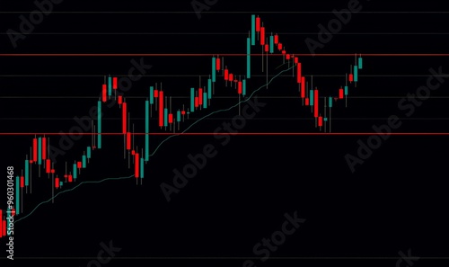 A daily candlestick chart showing a cup and handle formation, hinting at a breakout to the upside