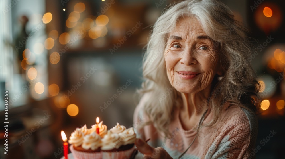 Senior Happy birthday concept. Senior Happy birthday concept.