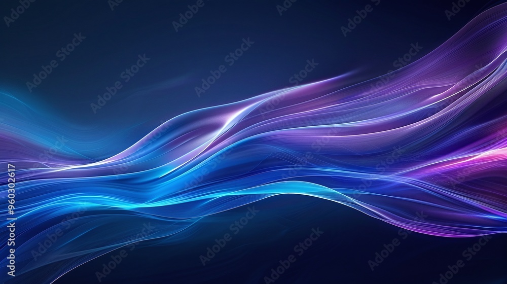 Fototapeta premium Abstract colorful wave gradients flowing in smooth motion, creating a vibrant and dynamic background for modern designs.