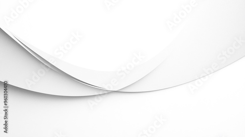 Flowing Abstract Curves in Minimalist Monochrome Composition   Elegant and Sophisticated Grayscale Digital Graphic Design Background with Serene Calming and Visually Striking Aesthetic