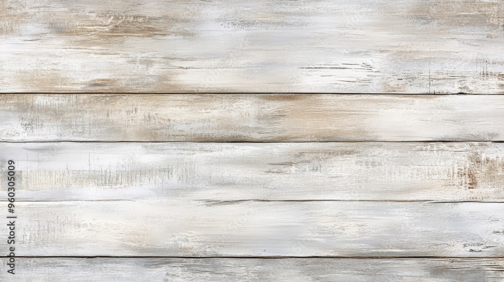 Naklejka premium Light driftwood background with subtle gray and beige tones, evoking a serene coastal feel.