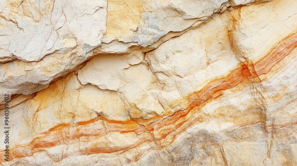Rough sandstone background with warm hues of beige, tan, and light brown, showing natural striations. Rough sandstone background with warm hues of beige, tan, and light brown, showing natural striations.