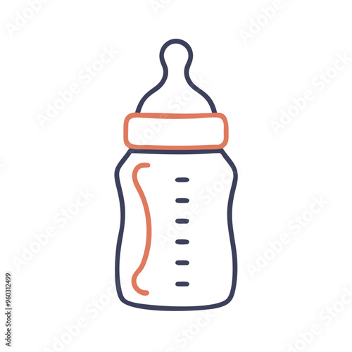 Baby bottle icon
