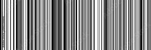 Black and white bar code seamless pattern. Simple vector illustration. 2 bit bg with irregular thin and thick lines