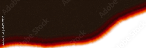 Damaged film with light leak, burnt edge and noise texture. Overlay effect for realistic filter of photo paper. Abstract vector bg