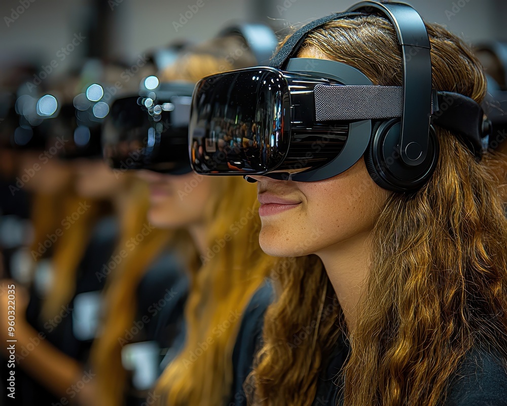 Immersive Learning: Students Engaging with Virtual Reality Headsets in Interactive Classroom Setting Immersive Learning: Students Engaging with Virtual Reality Headsets in Interactive Classroom Setting