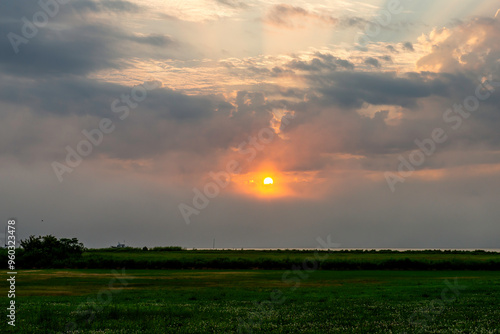 Sunset on the Atlantic Coast