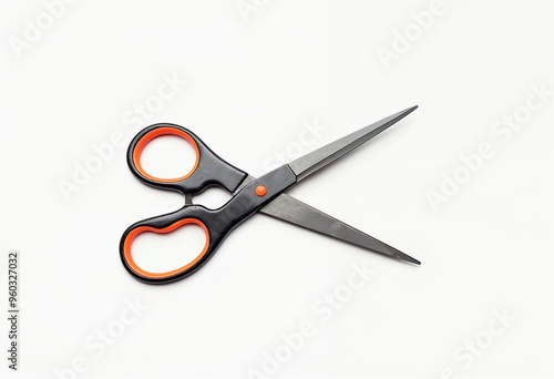 Illustration of a watercolor scissors on white background