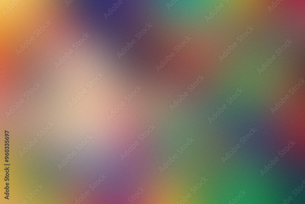 Fototapeta premium Colorful gradient background with texture and grain