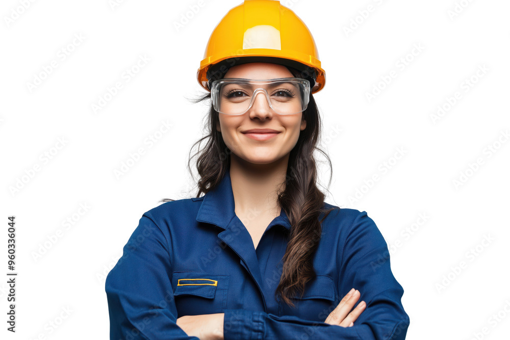 Confident Female Construction Worker Confident Female Construction Worker