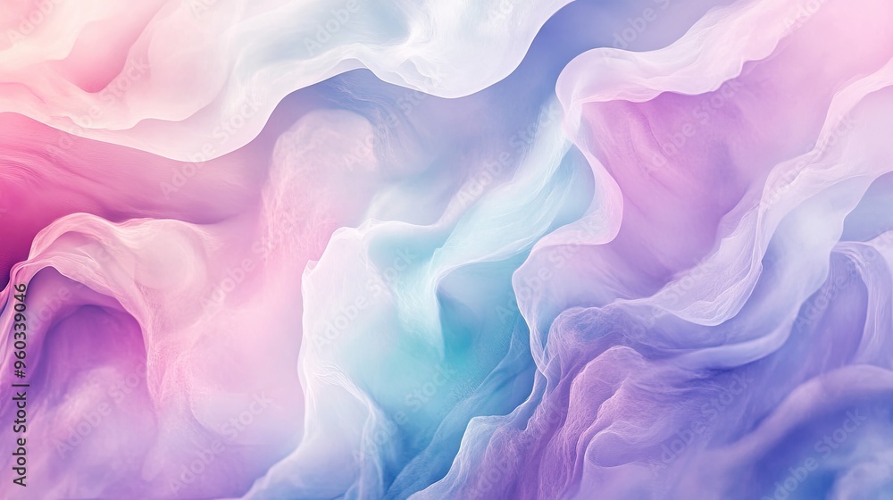 High-resolution digital rendering of an abstract watercolor pattern in soft, flowing hues. The dreamy, fluid design is perfect for creating serene, artistic textiles or calming wallpapers. High-resolution digital rendering of an abstract watercolor pattern in soft, flowing hues. The dreamy, fluid design is perfect for creating serene, artistic textiles or calming wallpapers.