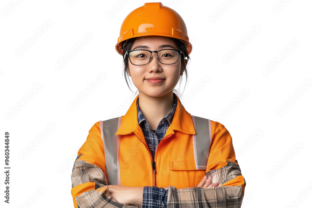 Confident Female Construction Worker Confident Female Construction Worker