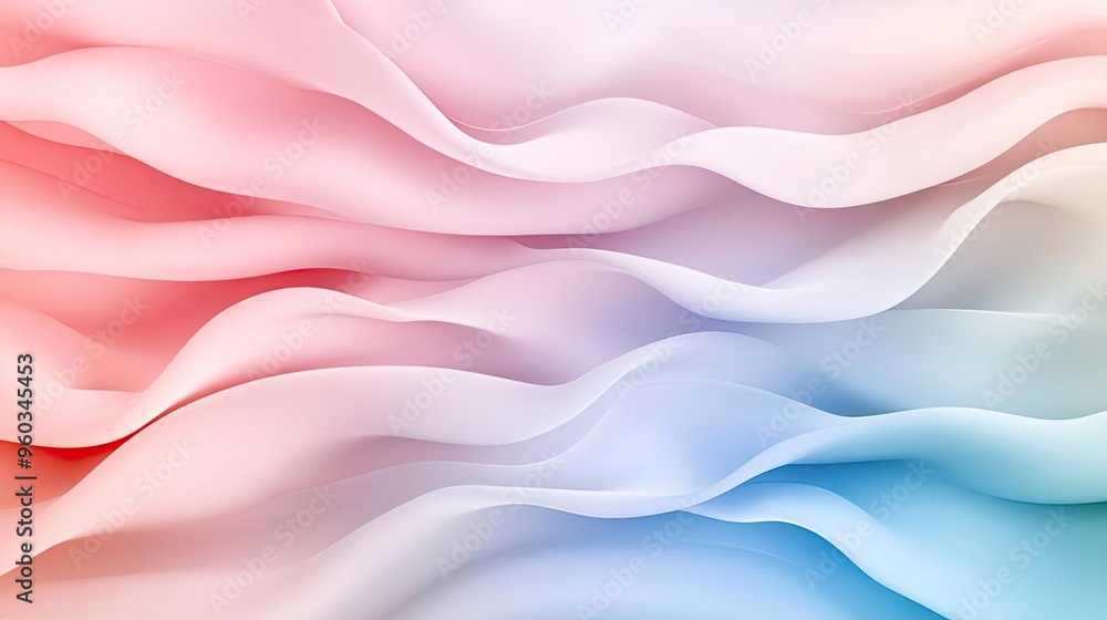 A soft, flowing fabric pattern in pastel shades of pink and blue, creating a serene and elegant background for various designs. A soft, flowing fabric pattern in pastel shades of pink and blue, creating a serene and elegant background for various designs.