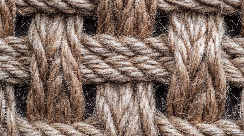 A close-up view of woven natural fibers, showcasing intricate patterns and textures. A close-up view of woven natural fibers, showcasing intricate patterns and textures.