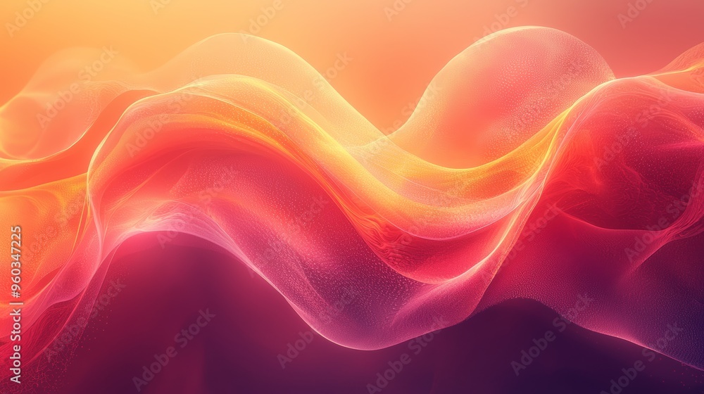 Abstract waves of color blend seamlessly at twilight, creating a surreal and captivating visual experience Abstract waves of color blend seamlessly at twilight, creating a surreal and captivating visual experience