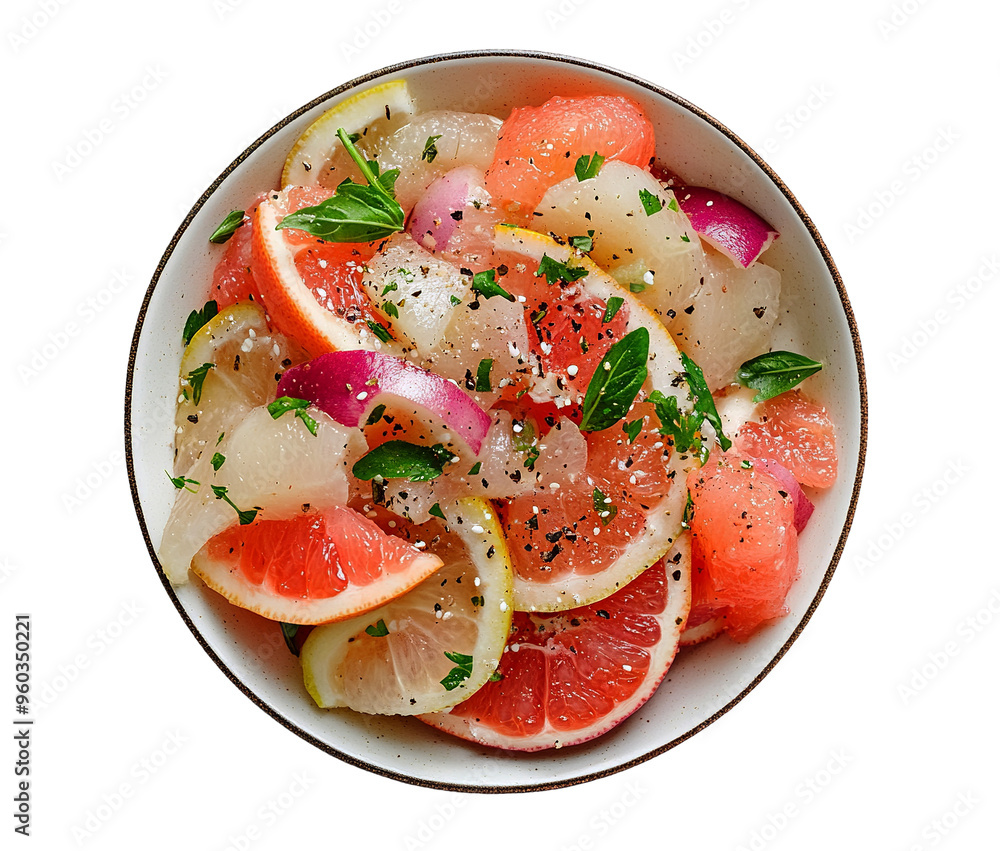 Pomelo Salad isolated on transparent background Pomelo Salad isolated on transparent background