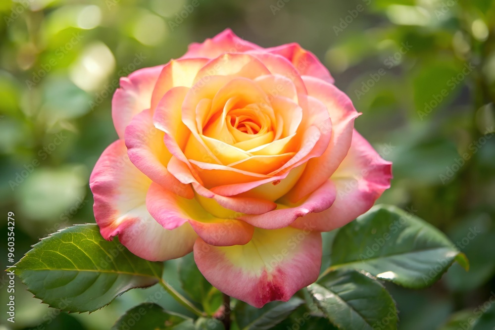 Beautiful Luminous soft, white & red rose background Beautiful Luminous soft, white & red rose background