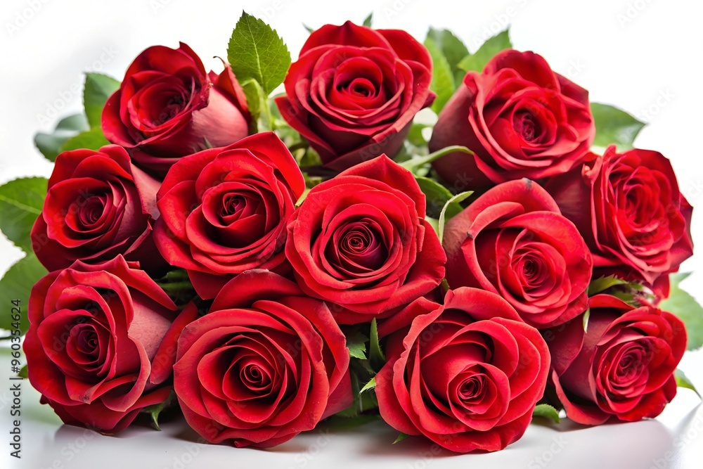 Beautiful Luminous soft, white & red rose background Beautiful Luminous soft, white & red rose background
