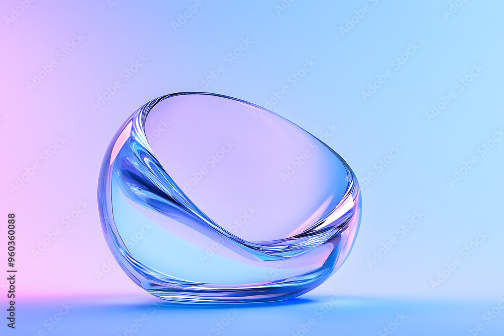 Abstract holographic texture of curved waves in Y2K style. 3d render of transparent glass, plastic. Fluid iridescent smooth surface isolated on light background. Trendy futuristic motion design banner Abstract holographic texture of curved waves in Y2K style. 3d render of transparent glass, plastic. Fluid iridescent smooth surface isolated on light background. Trendy futuristic motion design banner