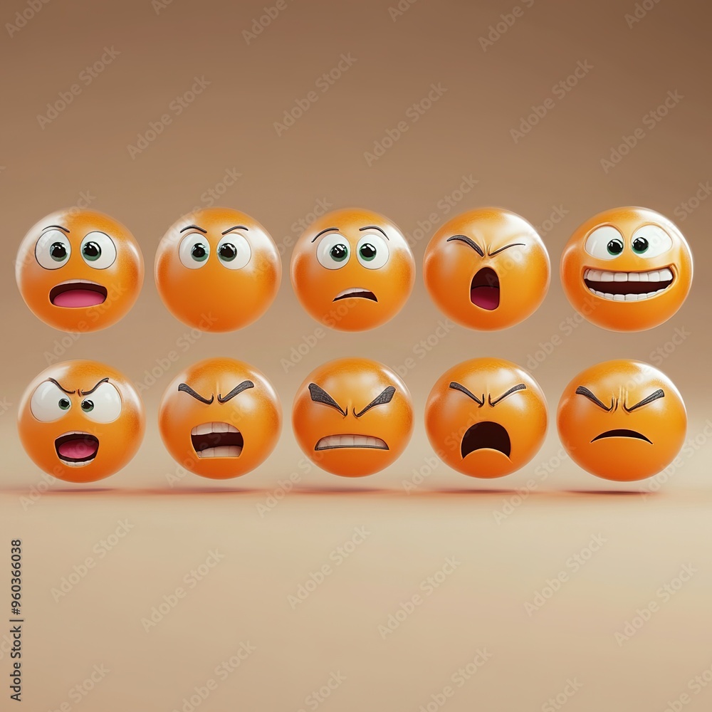 Emoji - 3D Generated Facial Expression Emoji - 3D Generated Facial Expression