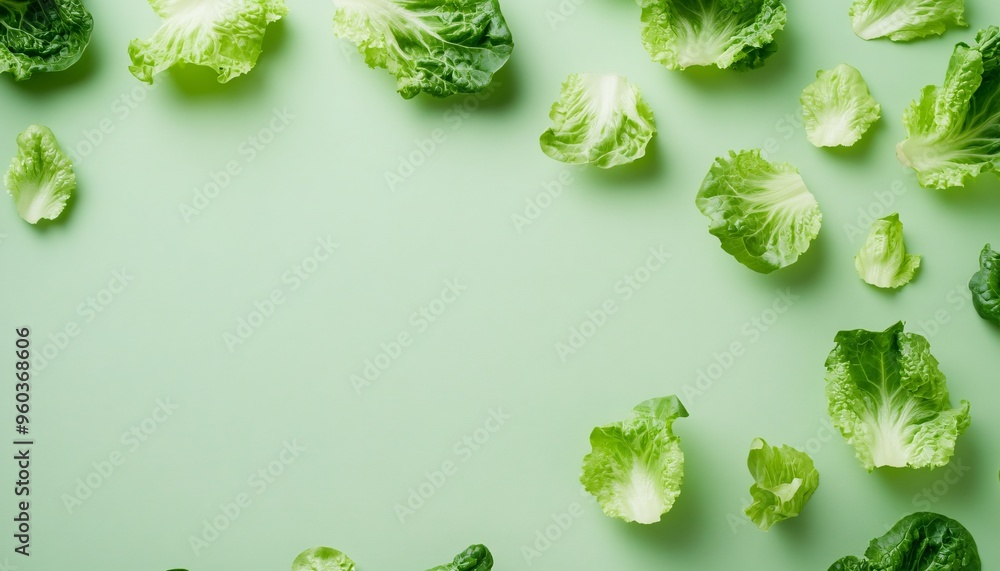 custom made wallpaper toronto digitalLettuce gliding gracefully against a soft green backdrop, creating a refreshing and vibrant fruit and vegetable background that celebrates nature's bounty.