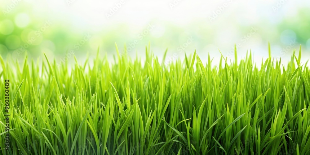 Fototapeta premium Green grass isolated on background, green, grass, isolated,background, render, nature, eco-friendly, environment, spring, summer