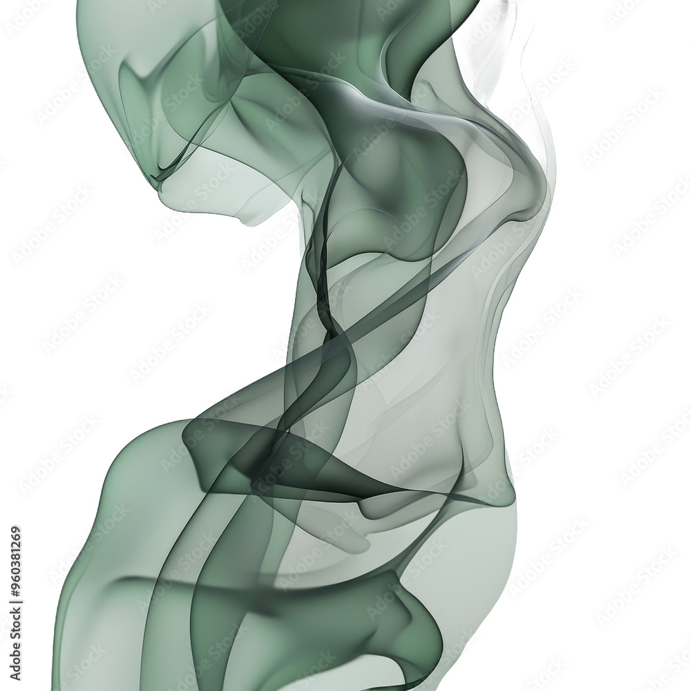 An explosion of green smoke on a transparent PNG background. An explosion of green smoke on a transparent PNG background.