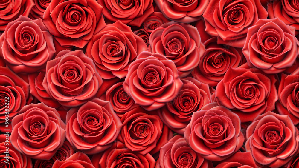Red roses pattern, festive greeting card background for celebrations Red roses pattern, festive greeting card background for celebrations