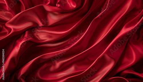 Crimson Elegance: A Study in Luxury Textiles