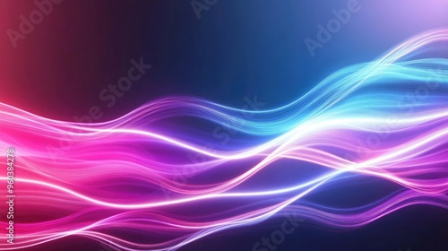 Wallpaper Mural A vibrant wave of colorful lights creating a dynamic and energetic background for various creative projects. Torontodigital.ca