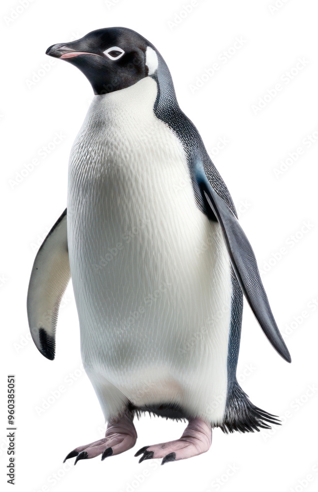 Obraz premium PNG Penguin animal bird ice.