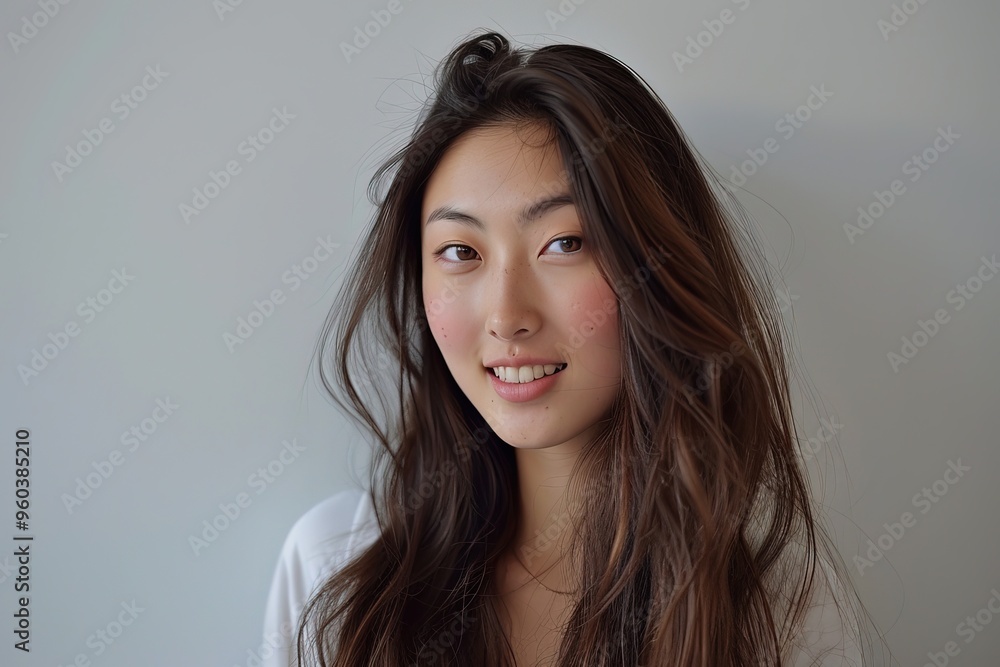 Graceful Lady with a Warm Smile and Stylish Appearance, Embodying Beauty and Fashion Graceful Lady with a Warm Smile and Stylish Appearance, Embodying Beauty and Fashion
