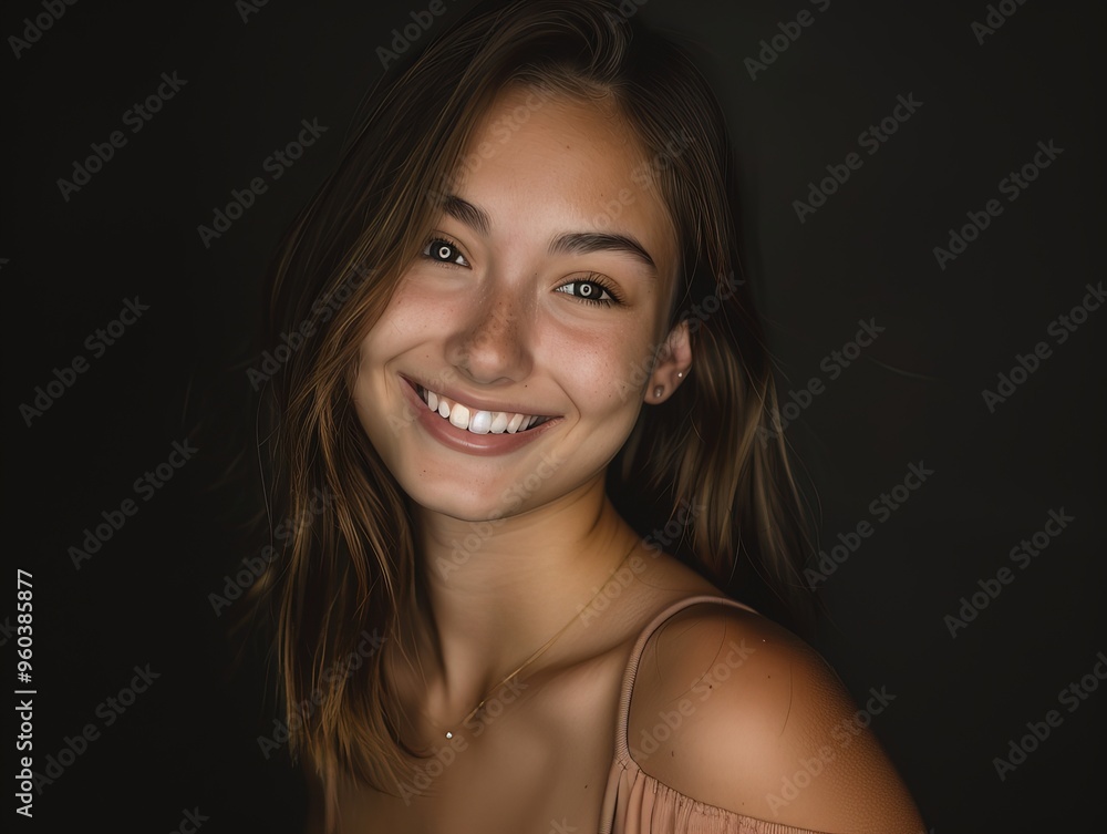 Graceful Lady with a Warm Smile and Stylish Appearance, Embodying Beauty and Fashion Graceful Lady with a Warm Smile and Stylish Appearance, Embodying Beauty and Fashion
