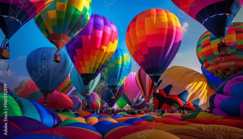 Vibrant Balloons: A Stunning Display in the Sky –