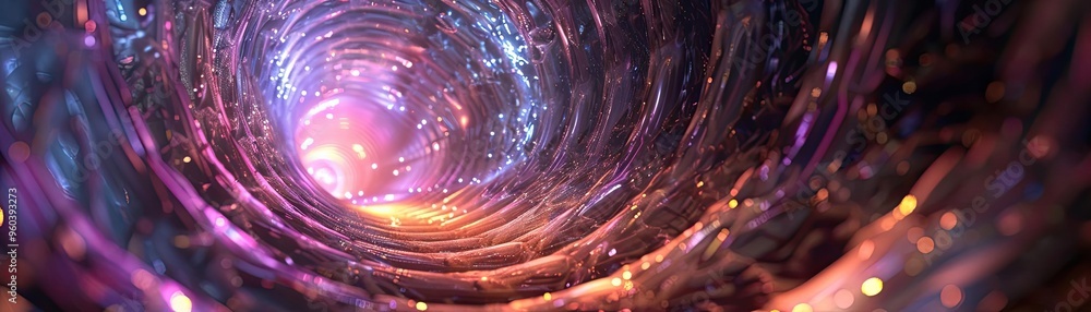 A mesmerizing cosmic tunnel filled with vibrant colors and sparkling lights, creating a sense of depth and wonder. A mesmerizing cosmic tunnel filled with vibrant colors and sparkling lights, creating a sense of depth and wonder.