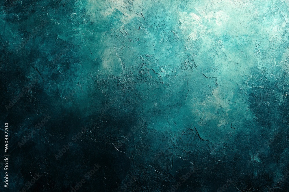 Obraz premium Abstract Textured Blue Green Background
