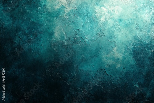 Abstract Textured Blue Green Background photo