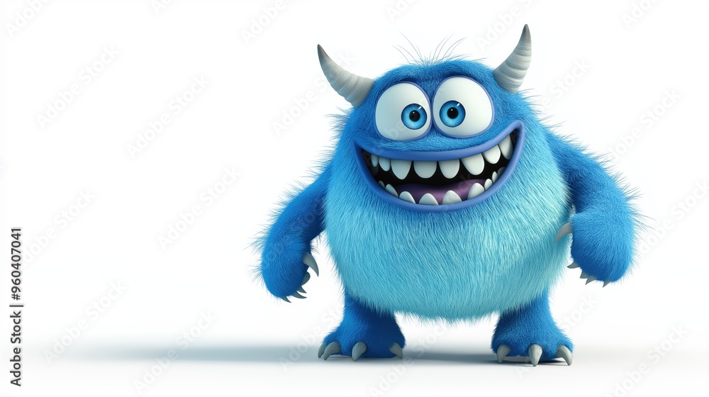 Cute furry and funny monster for kids Cute furry and funny monster for kids