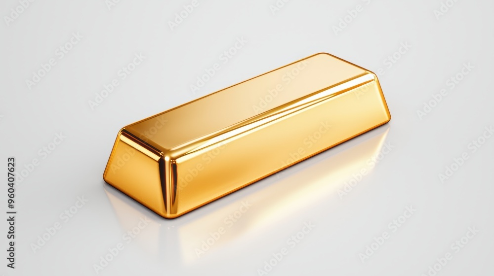 Strategic Placement of Gold Bar Symbolizing Finance and Wealth Management Strategic Placement of Gold Bar Symbolizing Finance and Wealth Management