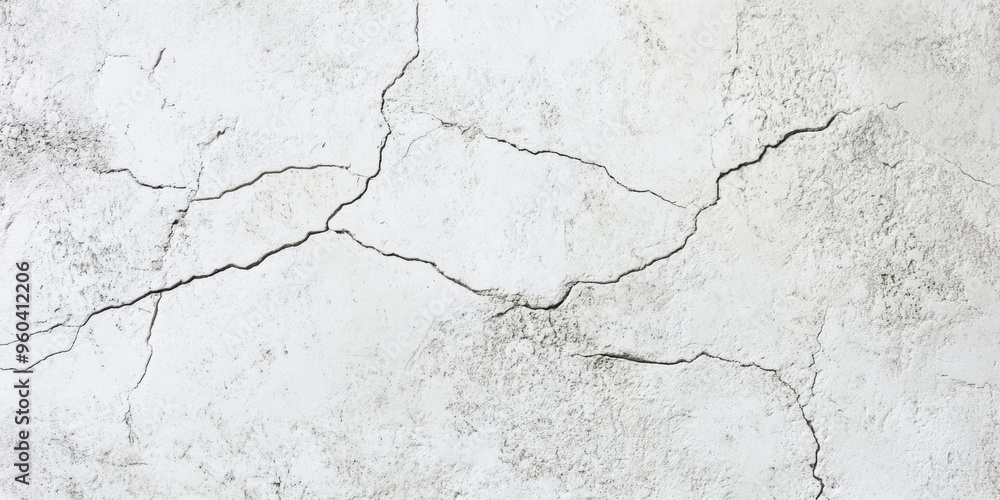 Smooth white concrete texture featuring fine cracks and imperfections in a realistic setting Smooth white concrete texture featuring fine cracks and imperfections in a realistic setting