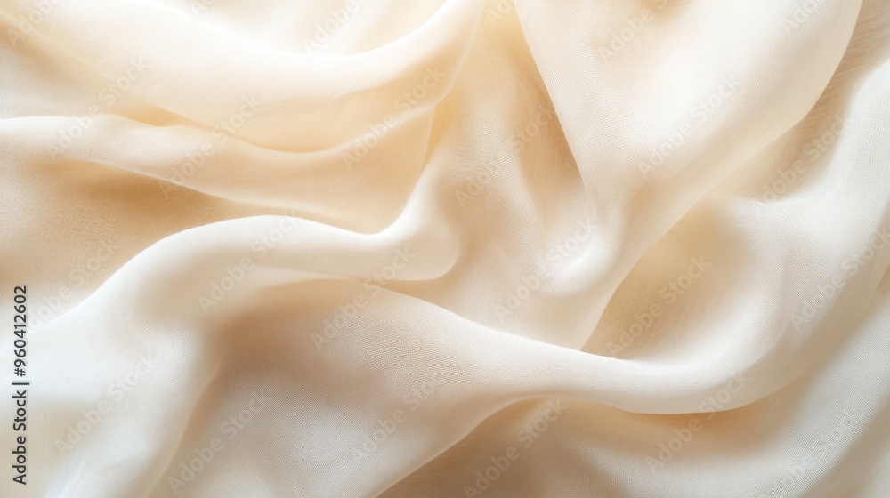 Cozy light beige and cream fabric texture with subtle folds and warm tones Cozy light beige and cream fabric texture with subtle folds and warm tones