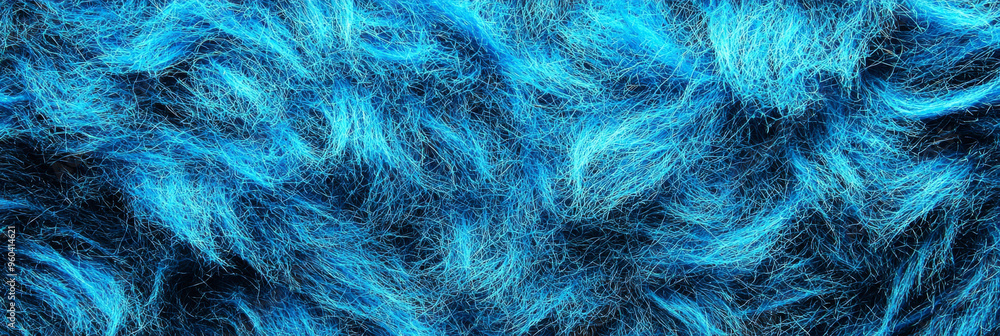 Fototapeta premium Abstract blue and black textured background.