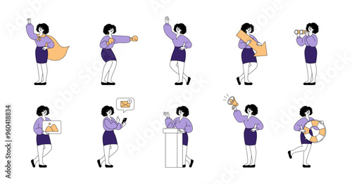 Business People. Flat Vector Illustration