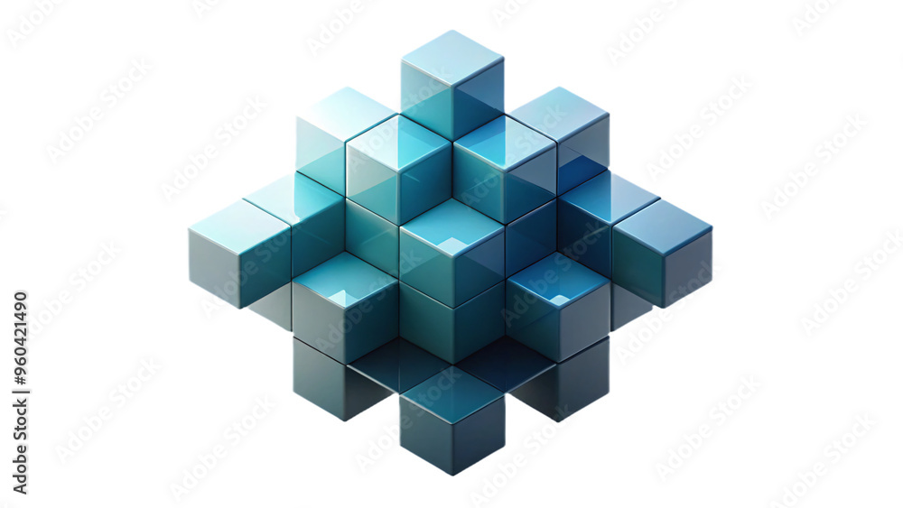 3D cubes pattern on geometric background, perfect for web design and technology concepts 3D cubes pattern on geometric background, perfect for web design and technology concepts