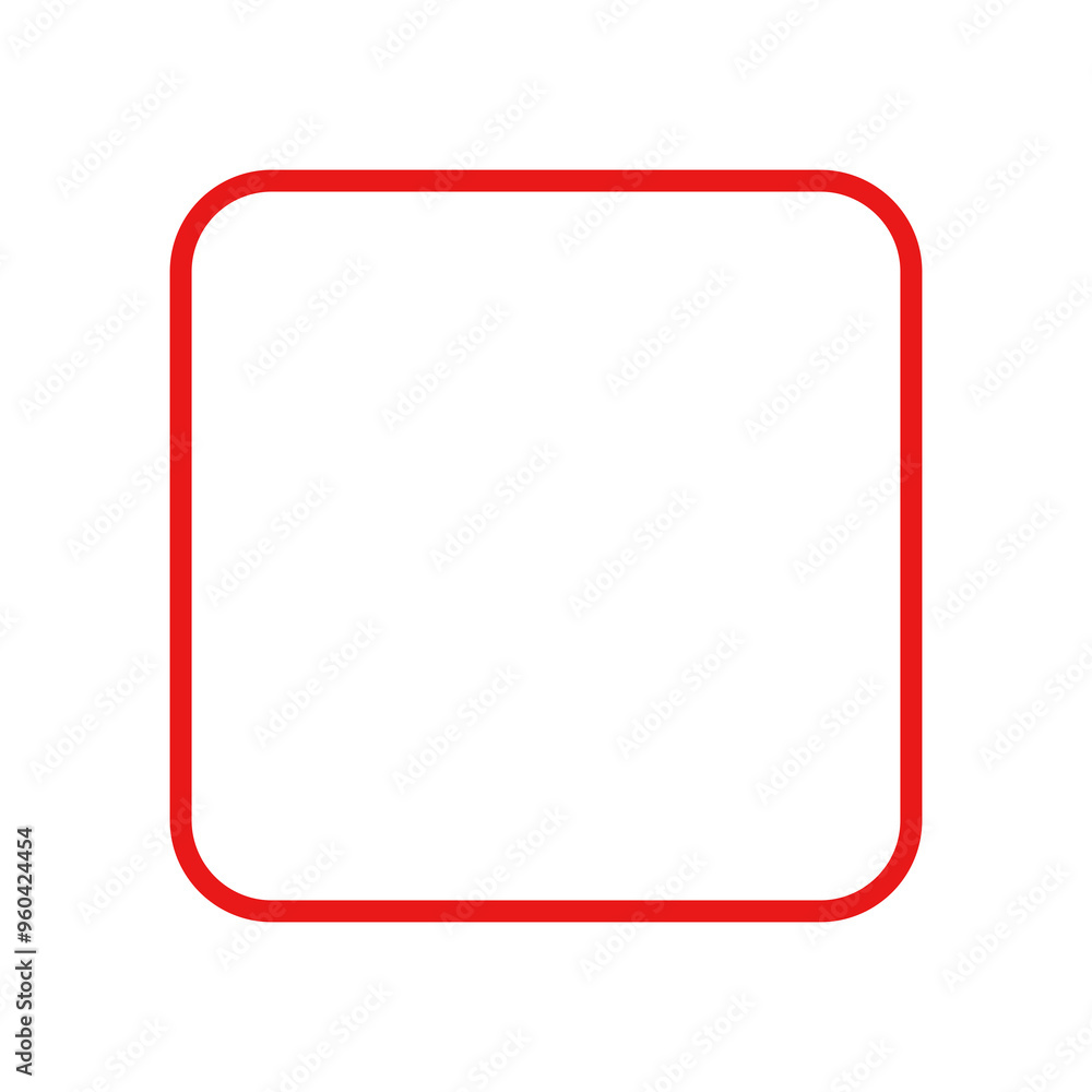 Red square with transparent background Red square with transparent background