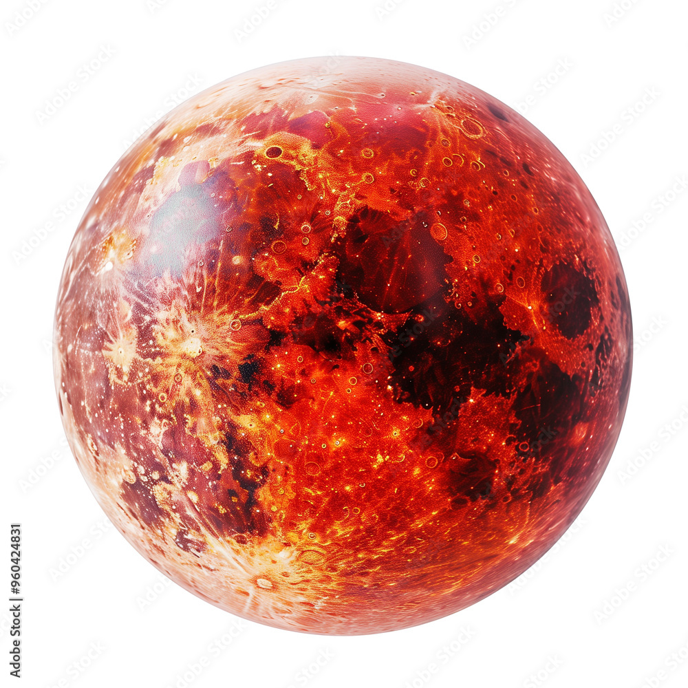 illustration of abstract isolated planet illustration of abstract isolated planet