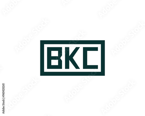 BKC Logo design vector template. BKC