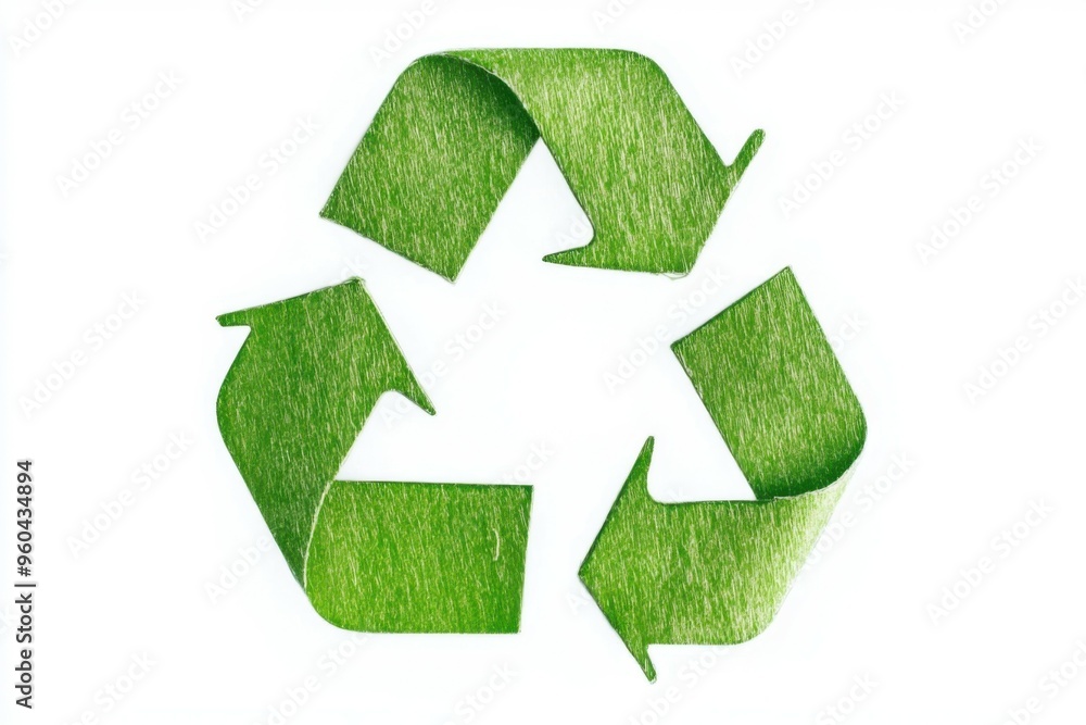 Obraz premium recycle icon on white background.