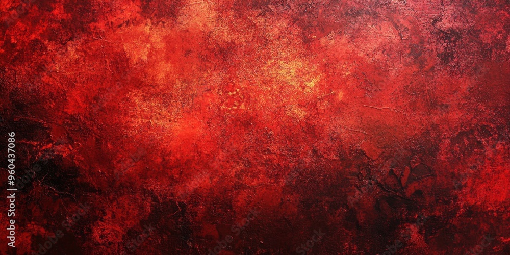 Abstract red grunge texture background with dark patches creating a distressed surface Abstract red grunge texture background with dark patches creating a distressed surface